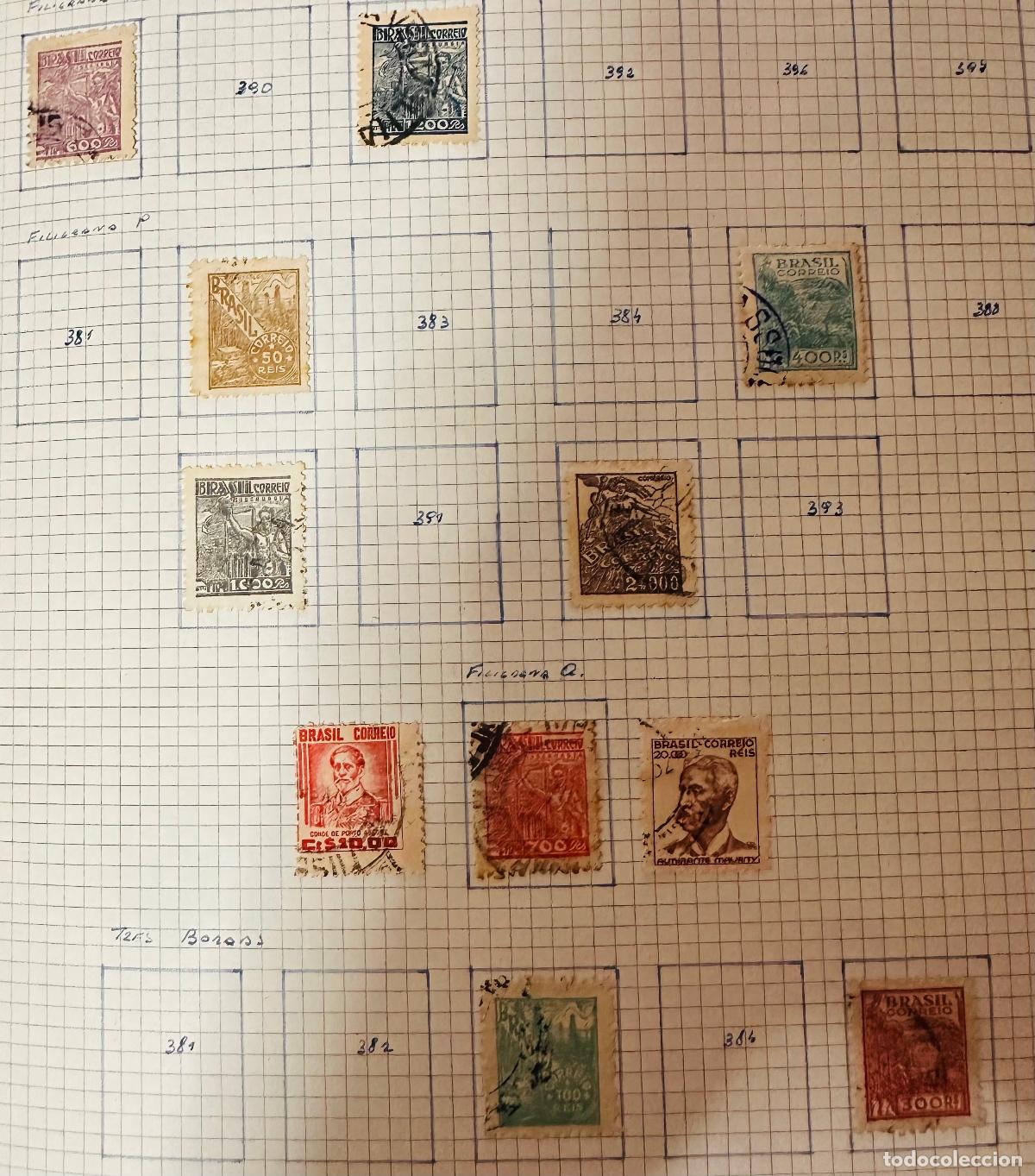 Selos: CMI) 1935-1940. BRAZIL. PHILATELIC VALUES IN FRAMES, PORTRAITS OF DEODORO DA FONSECA AND MILITARY FI