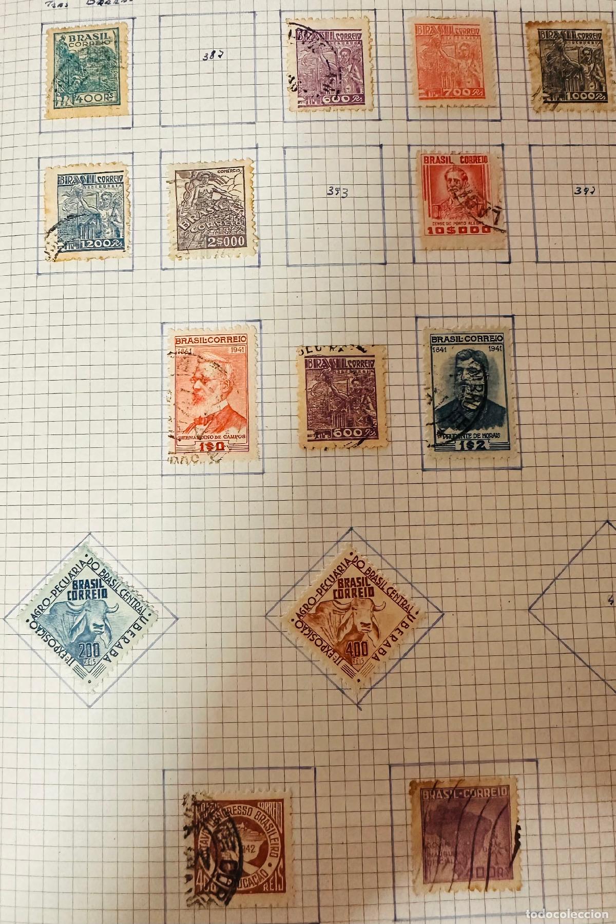 Selos: CMI) 1941-1942. BRAZIL. PORTRAITS OF BERNARDINO DE CAMPOS AND PRUDENTE DE MORAIS, STEEL INDUSTRY, UB