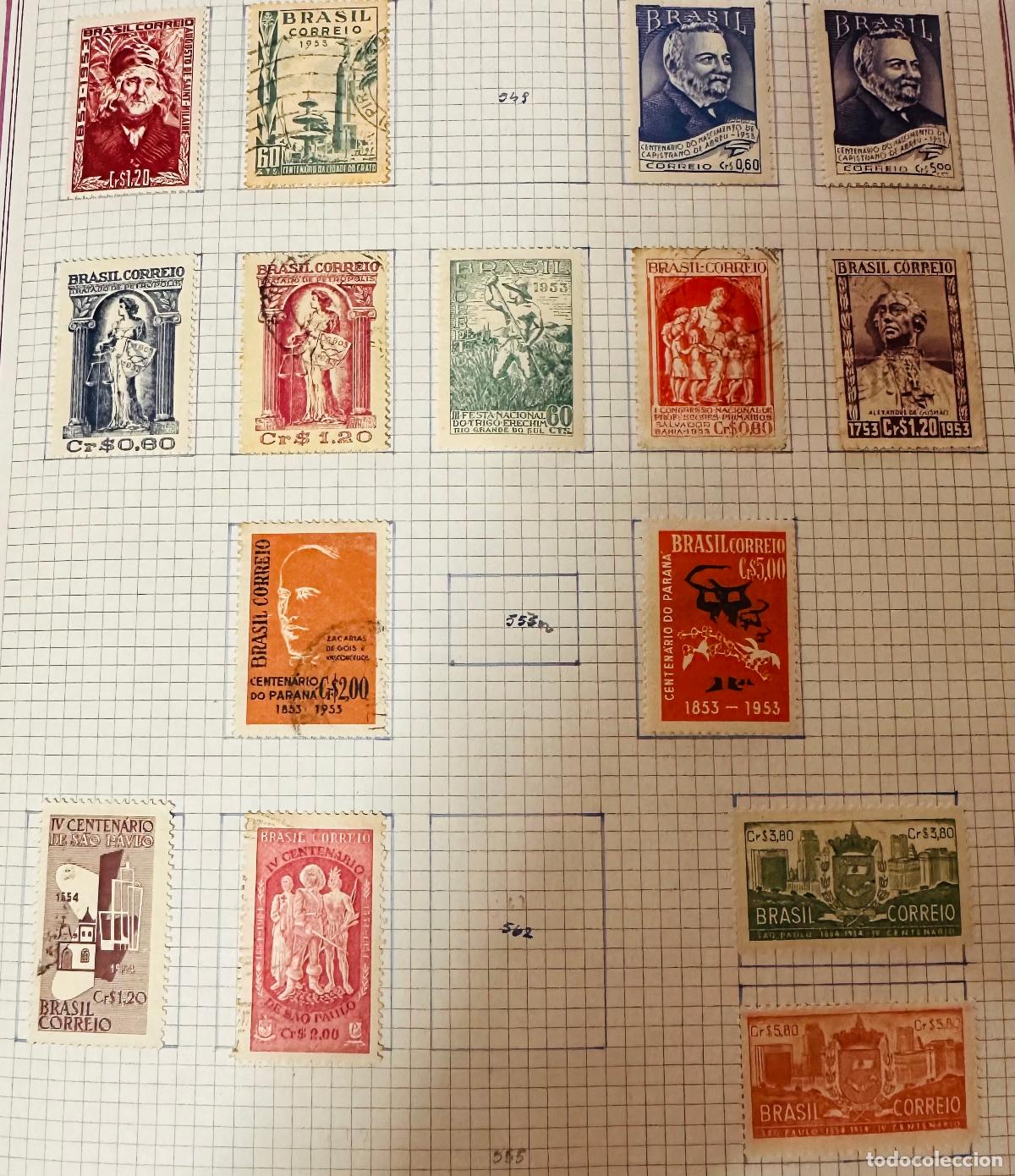 Sellos: CMI) 1953-1954. BRAZIL. AUGUSTO DE SAINT-HILAIRE, HISTORIC CHURCHES, WHEAT FESTIVAL, MEDICAL CONGRES