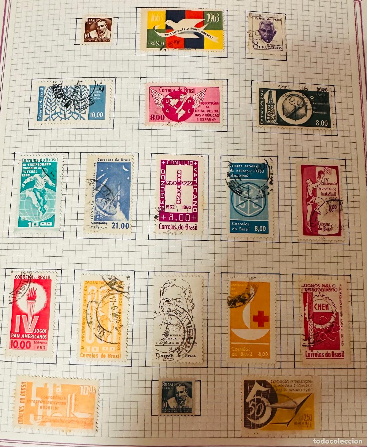 Sellos: CMI) 1960-1963. BRAZIL. UNIVERSAL POSTAL UNION DOVE, PORTRAITS OF PROMINENT FIGURES, OIL EXTRACTION,