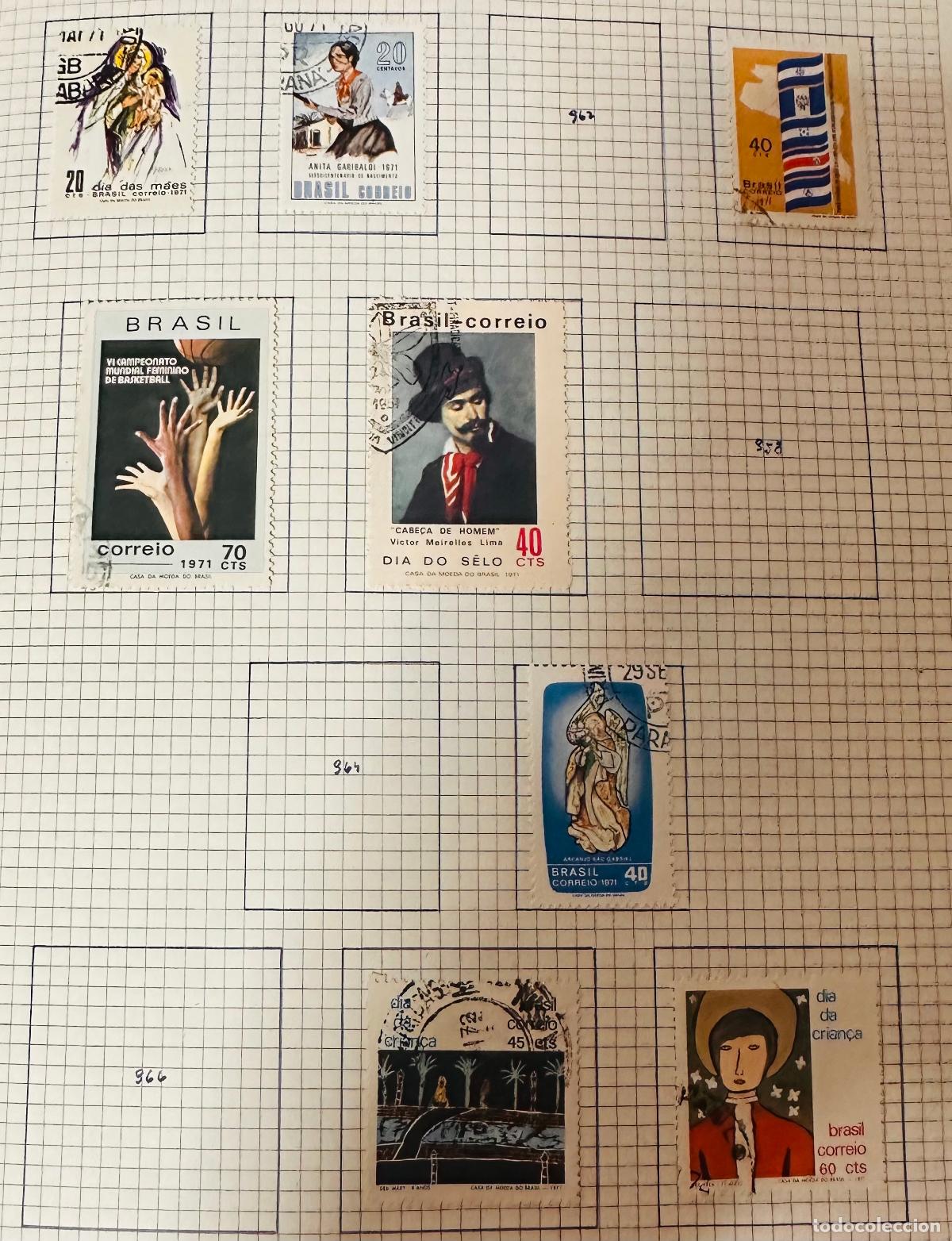 Sellos: CMI) 1971. BRAZIL. MOTHER'S DAY, ANITA GARIBALDI, NATIONAL FLAG, WOMEN'S BASKETBALL WORLD CHAMPIONSH