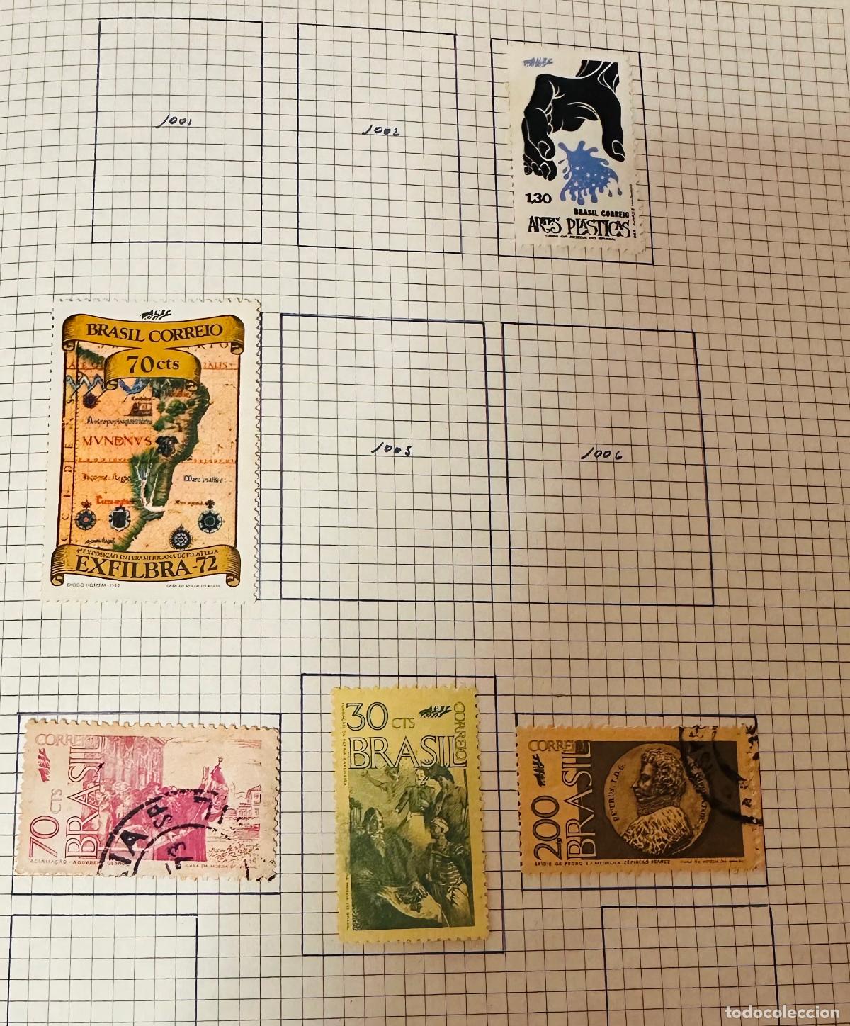 Sellos: CMI) 1972. BRAZIL. HAND WITH INK (FINE ARTS), EXFILBRA-72 MAP, COLONIAL ARCHITECTURE, FOLK SCENE, AN