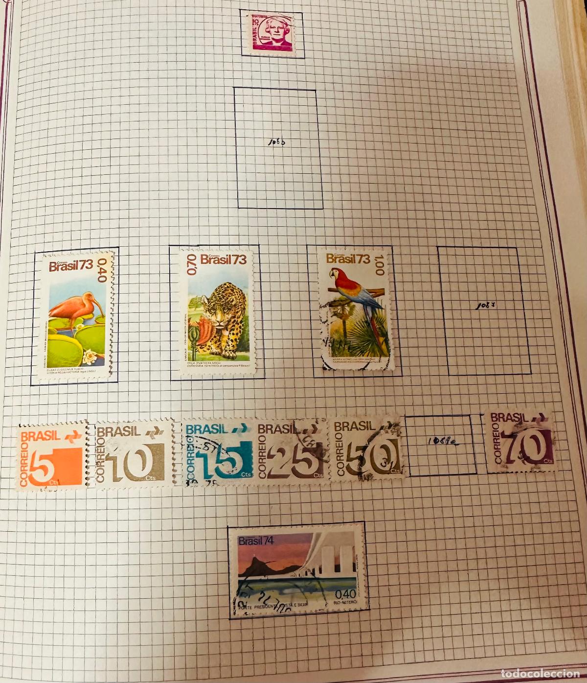 Briefmarken: CMI) 1973-1974. BRAZIL. HISTORICAL PORTRAIT, SCARLET IBIS, JAGUAR, MACAW, TYPOGRAPHICAL BASE VALUES,