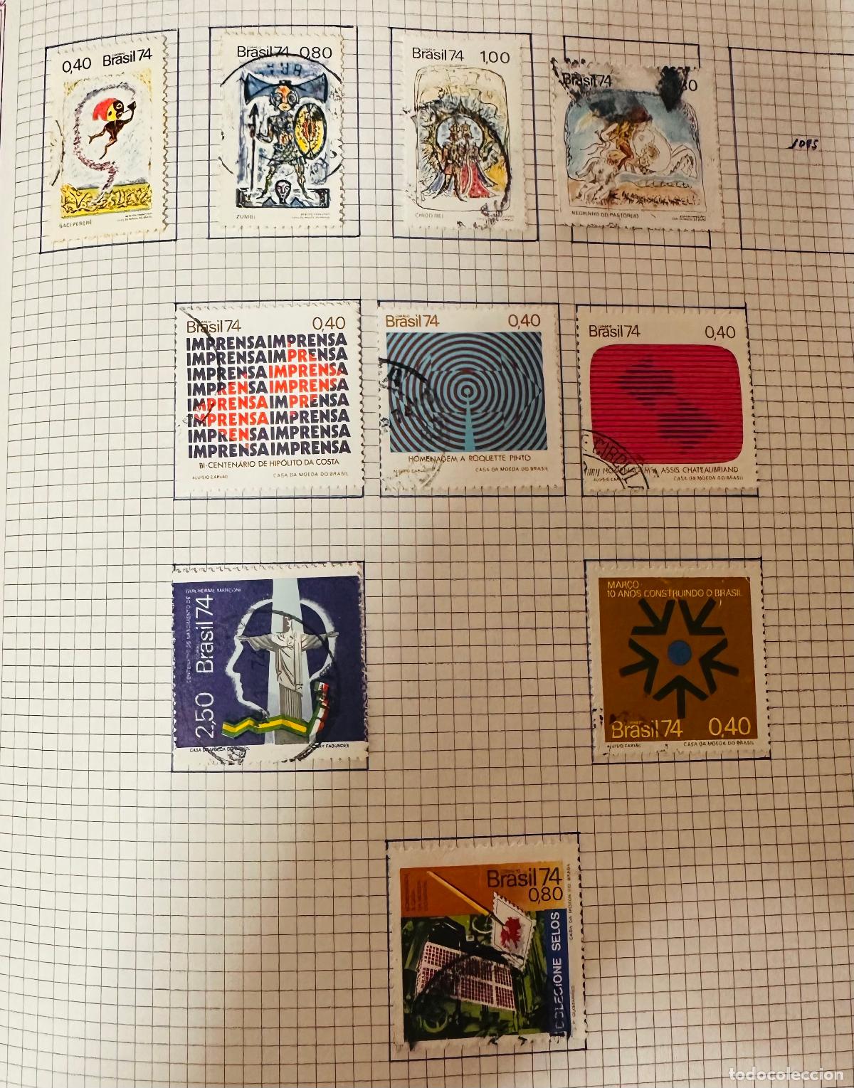 Selos: CMI) 1928-1974. BRASIL. SACI-PERER&Ecirc;, ZUMBI, CHICO REI, RIDER, IMPRENSA, ROQUETTE PINTO, ASSIS CHATEA