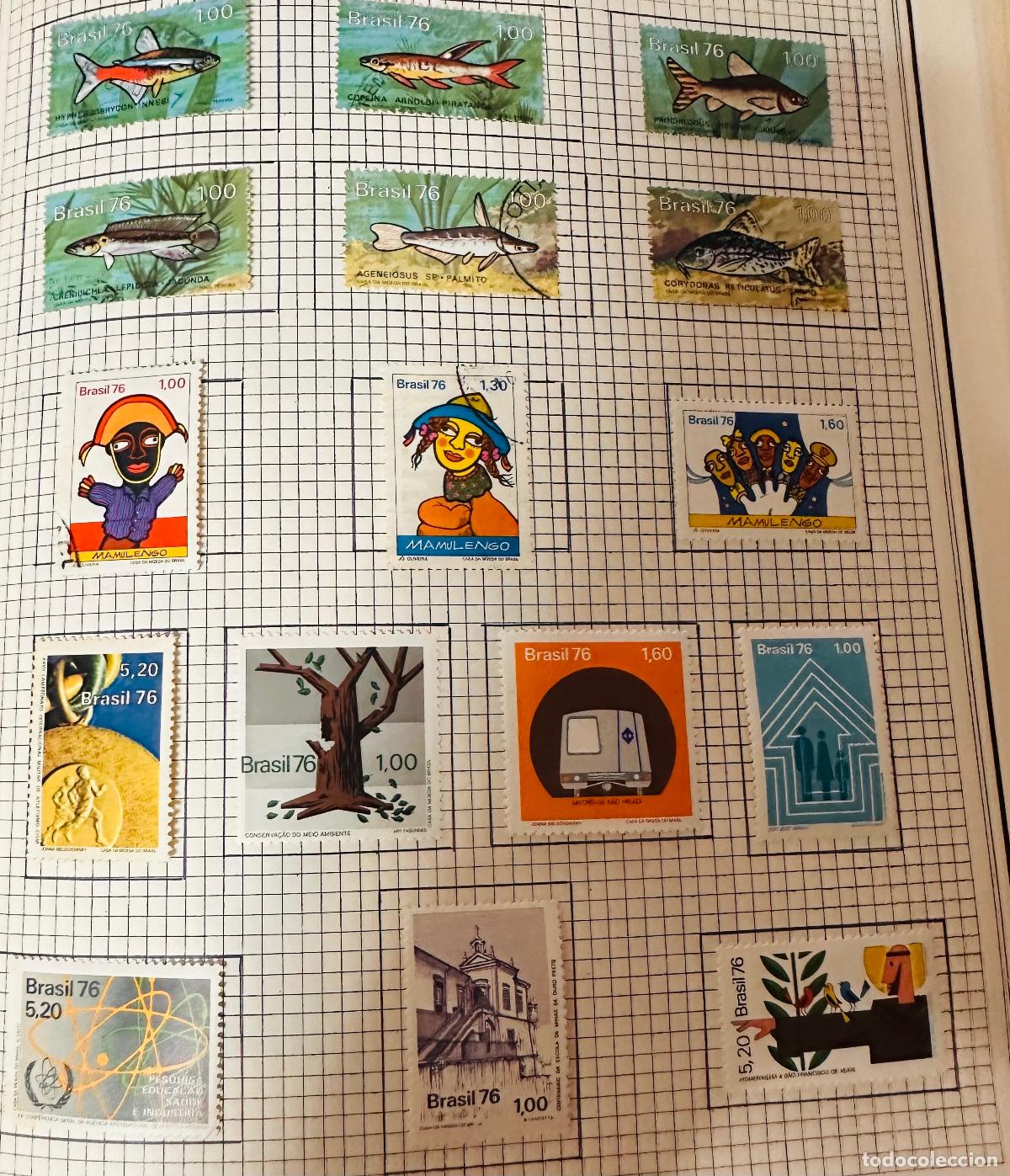 Briefmarken: CMI) 1976. BRAZIL. EXOTIC FISHES, PUPPETS (MAMULENGO), ATHLETE, CONSERVA&Ccedil;&Atilde;O DO MEIO AMBIENTE, S&Atilde;O PA
