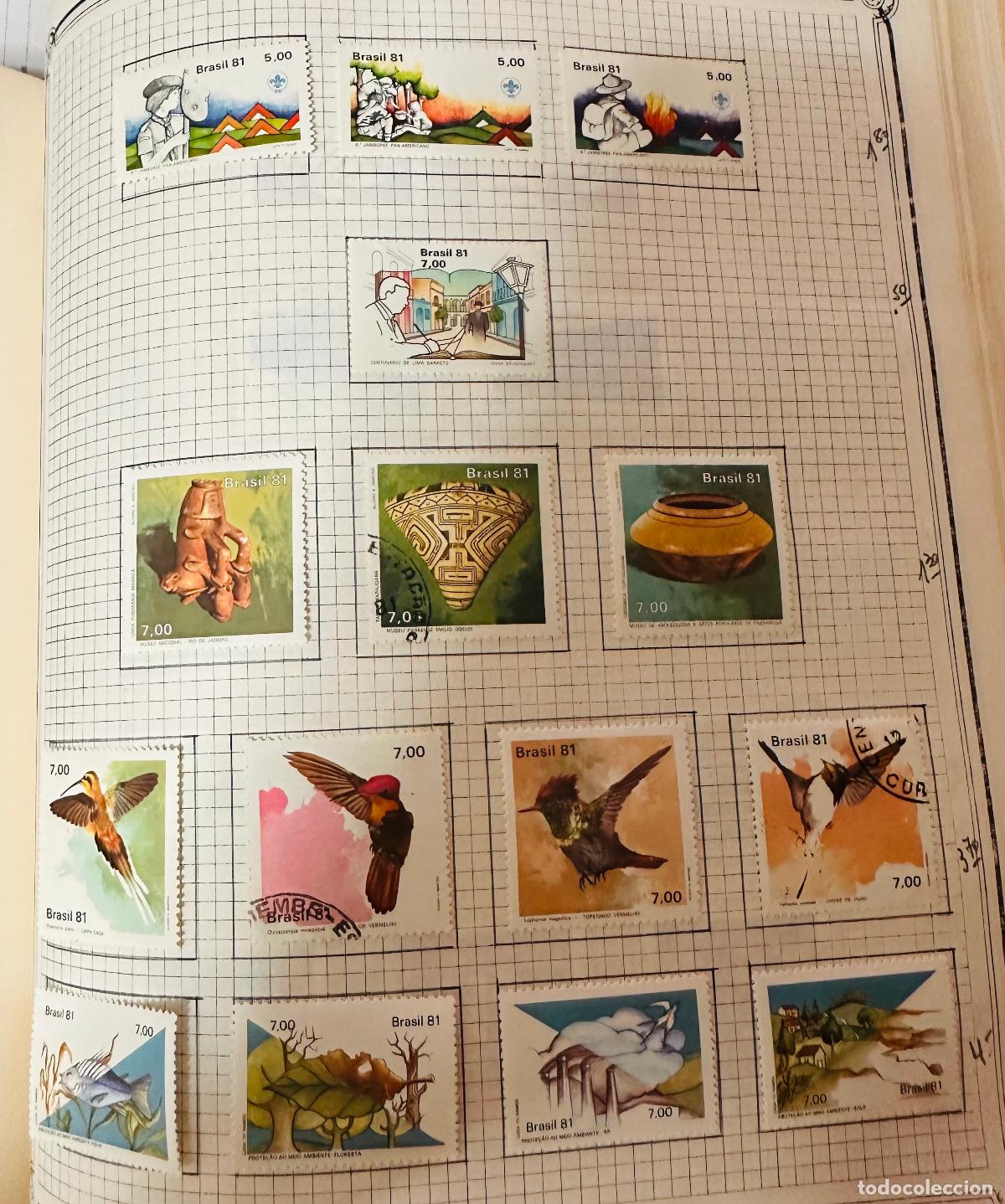 Sellos: CMI) 1981. BRAZIL. SCOUTS (CAMPING), S&Atilde;O MANUEL CITY, INDIGENOUS CERAMIC, EXOTIC HUMMINGBIRDS, RIVER