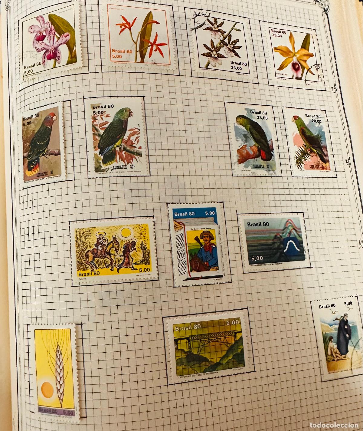Sellos: CMI) 1980. BRAZIL. EXOTIC ORCHIDS, PARROT (LUBRAPEX 80), RIDERS (CHRISTMAS), MILITARY RIDER WITH BOO