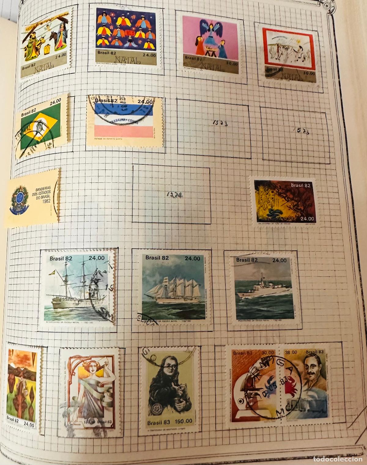 Sellos: CMI) 1982-1983. BRAZIL. ANGELS AND NATIVITY (CHRISTMAS), BRAZIL FLAG, ESP&Iacute;RITO SANTO FLAG, MINING EX