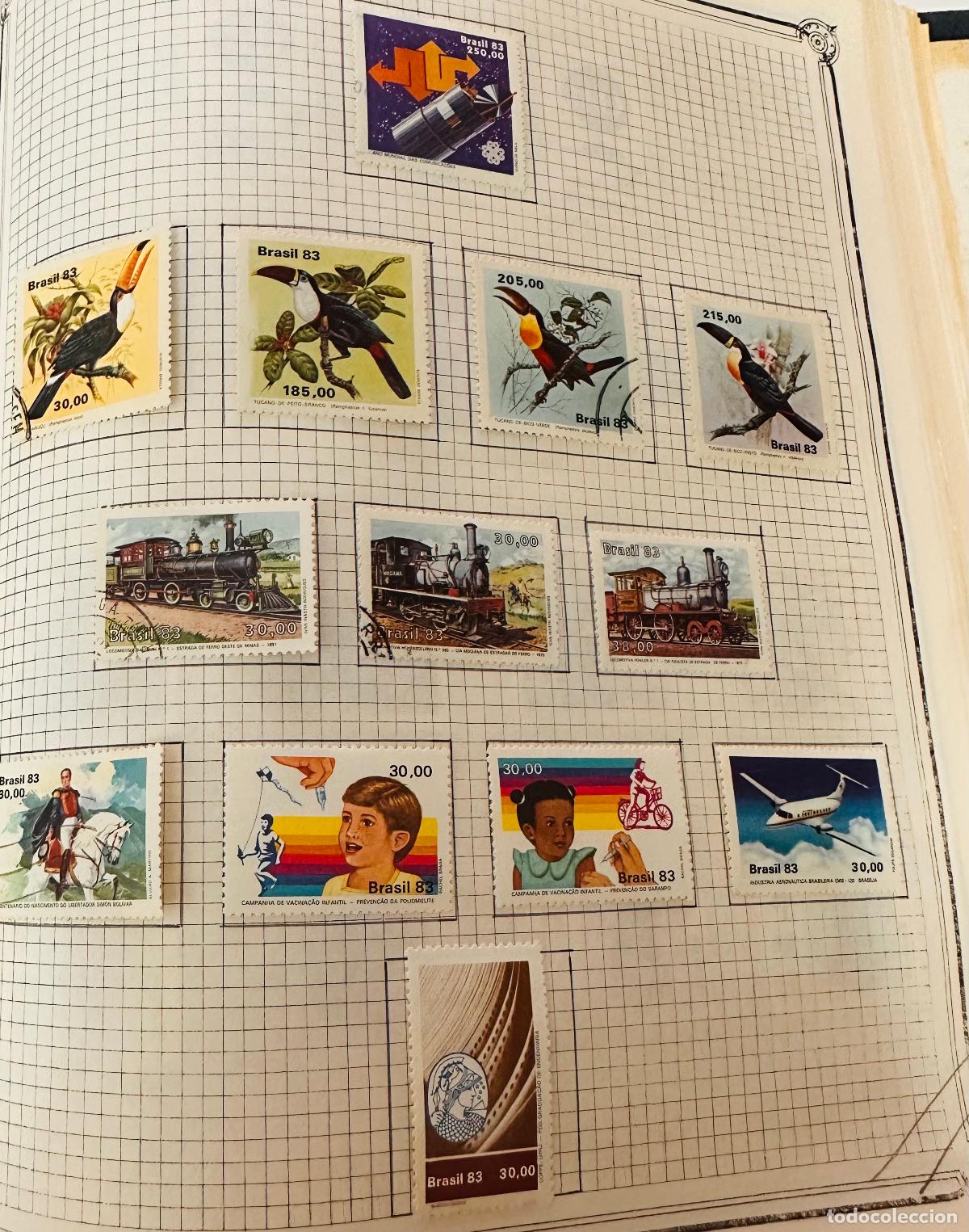 Sellos: CMI) 1983. BRAZIL. SPACE ROCKET, TOUCANS, STEAM LOCOMOTIVES, MILITARY ON HORSEBACK WITH INFANTRY, CH