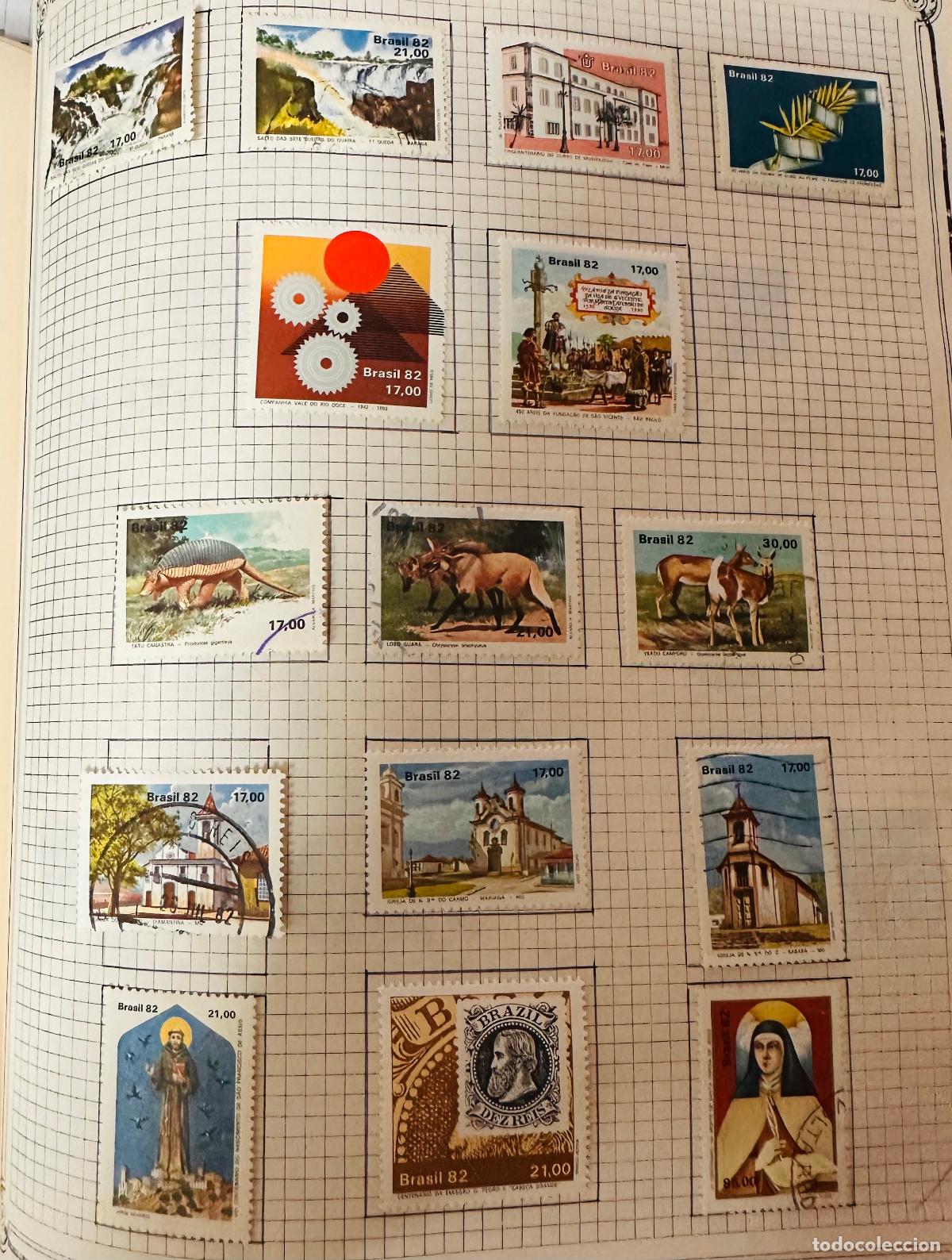 Sellos: CMI) 1982. BRAZIL. WATERFALLS, COLONIAL HOSPITAL, GEARS AND RED SUN, 150 ANOS DA FUNDACAO ASSEMBLY,