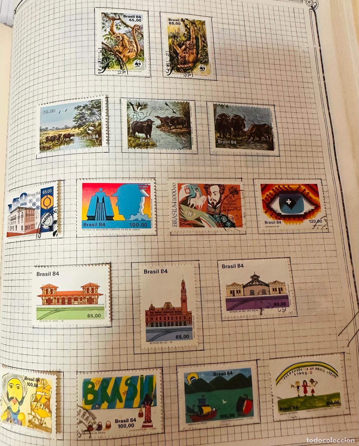 Sellos: CMI) 1984. BRAZIL. EXOTIC MONKEYS, CATTLE AND BUFFALOES, GEARS AND SOLDIER, HISTORICAL CHARACTER, CO