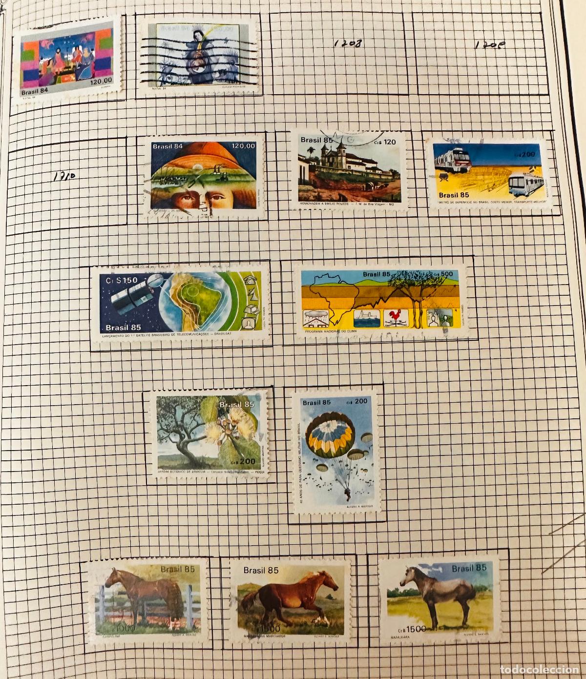 Timbres: CMI) 1984-1985. BRAZIL. PARADE (CHRISTMAS), SACRED WITH CHILD, DIVIDED FACE, CHURCH (EMILIO GOELDI),