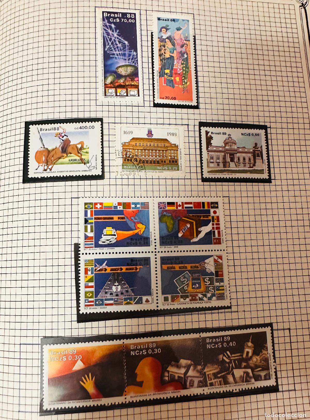 Selos: CMI) 1988-1989. BRAZIL. METALLURGICAL RADAR, CULTURAL ARTS, RIDER (ARBRAPEX), JUSTI&Ccedil;A DA BAHIA, COLO
