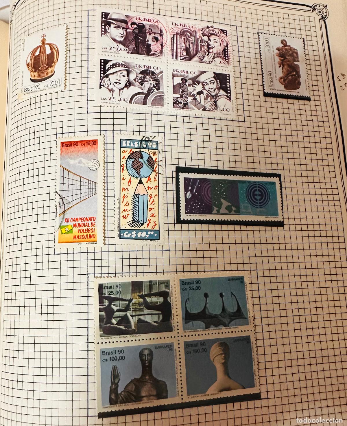 Selos: CMI) 1990. BRAZIL. ROYAL GOLD CROWN, CINEMA HISTORY, MODERN SCULPTURE, MEN'S VOLLEYBALL (NET, BALL),
