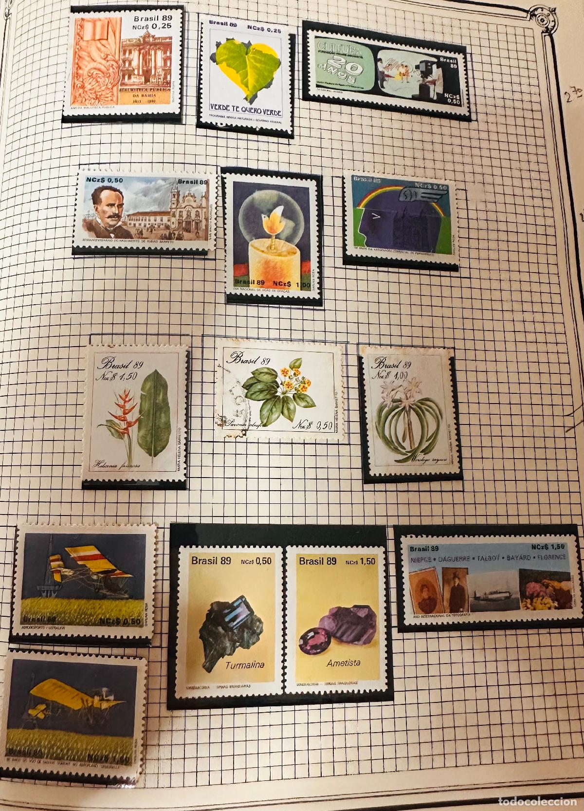 Sellos: CMI) 1989. BRAZIL. BIBLIOTECA P&Uacute;BLICA DA BAHIA, LEAF (VERDE TE QUERO VERDE), CULTURA ISSUE, INTELLEC