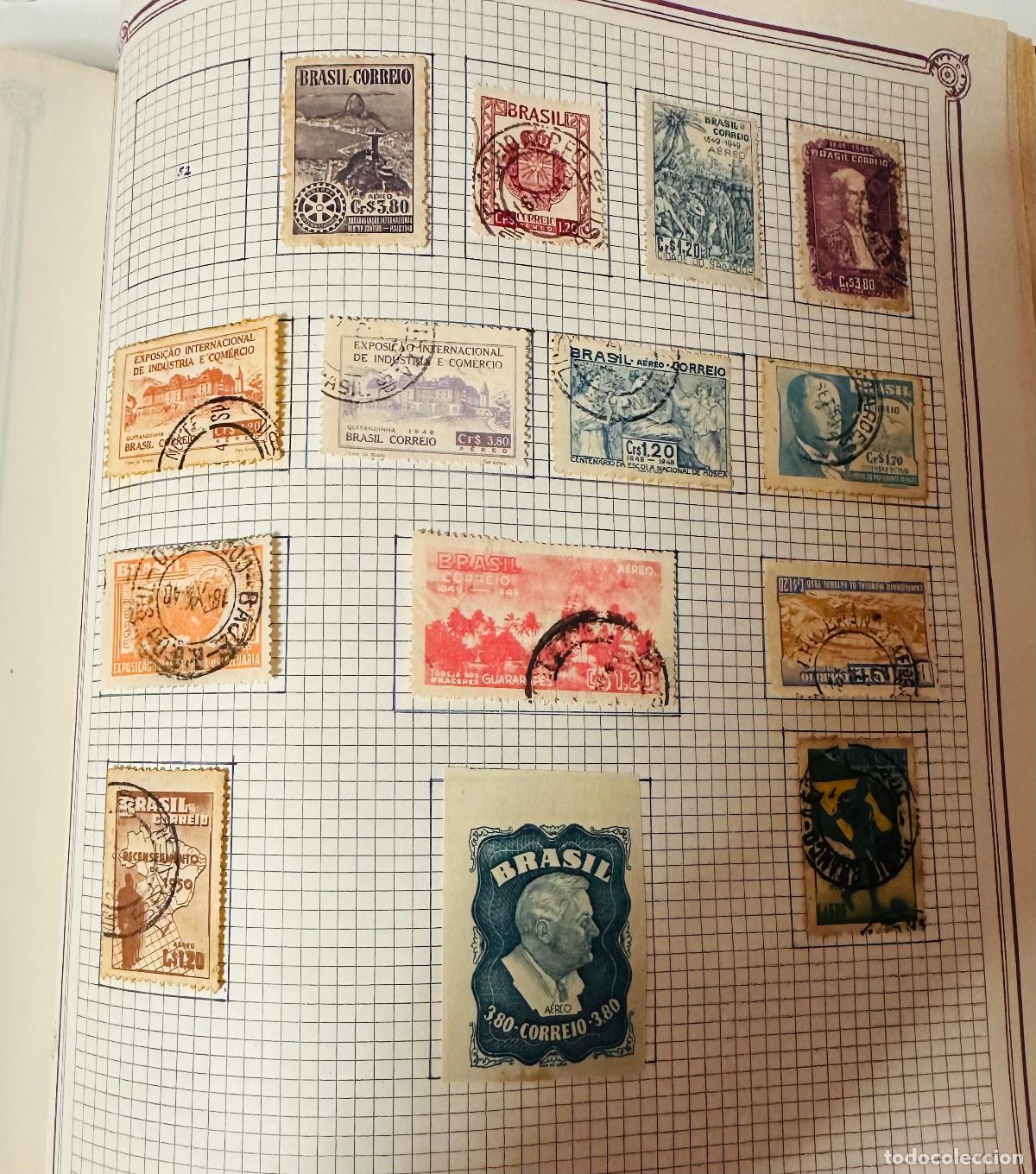 Sellos: CMI) 1940-1950. BRAZIL. RIO DE JANEIRO (ROTARY INTERNATIONAL), NATIONAL FLAG (LUBRAPEX STAR), COUPLE
