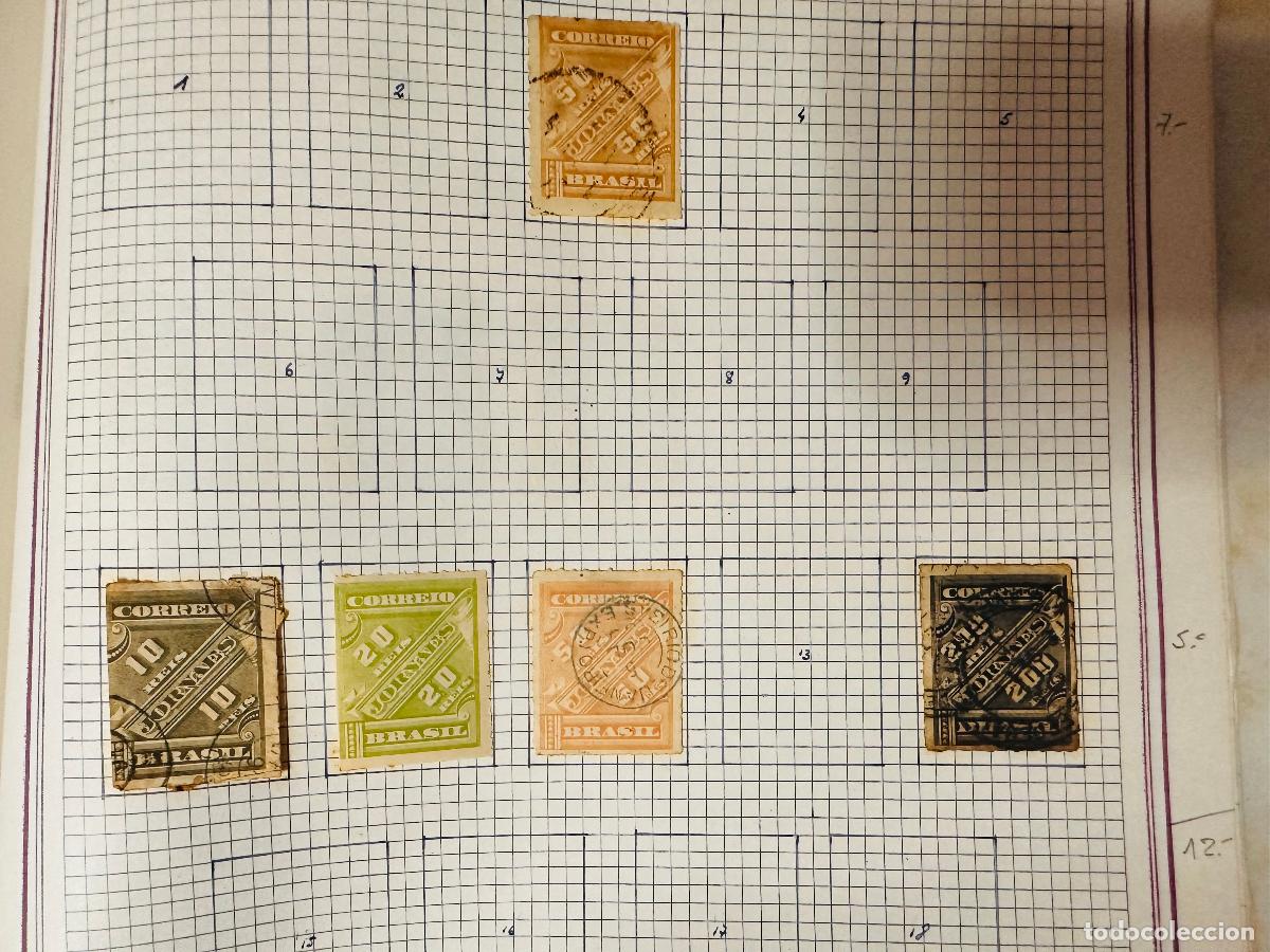 Sellos: CMI) 1890-1910. BRAZIL. NUMERICAL BASE VALUES IN UNIFORM DESIGNS WITH JORNAES AND DIARIOS CENTRAL CA