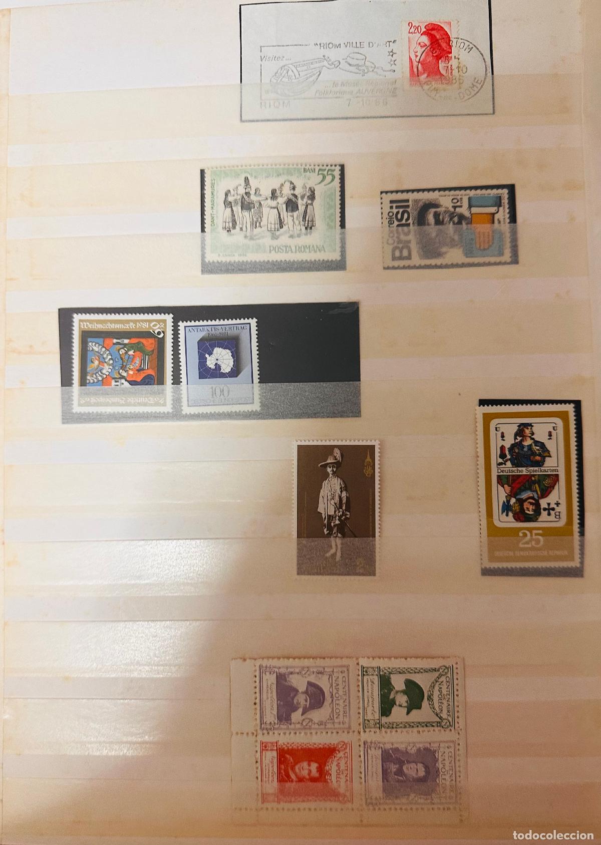 Sellos: CMI) 1960-1986. VARIOUS COUNTRIES. RIOM VILLE D'ART METER MARK FROM FRANCE, ROMANIA DANCERS, PORTRAI