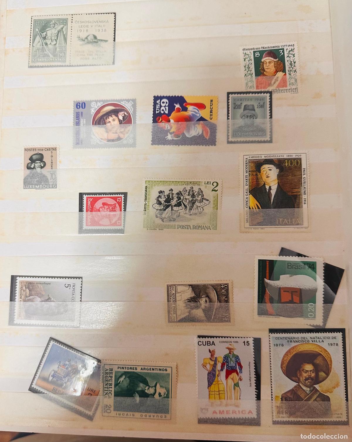 Sellos: CMI) 1916-1990. VARIOUS COUNTRIES. SOLDIER FROM CZECHOSLOVAKIA, MARSHALL ISLANDS PORTRAIT, CLOWN FRO