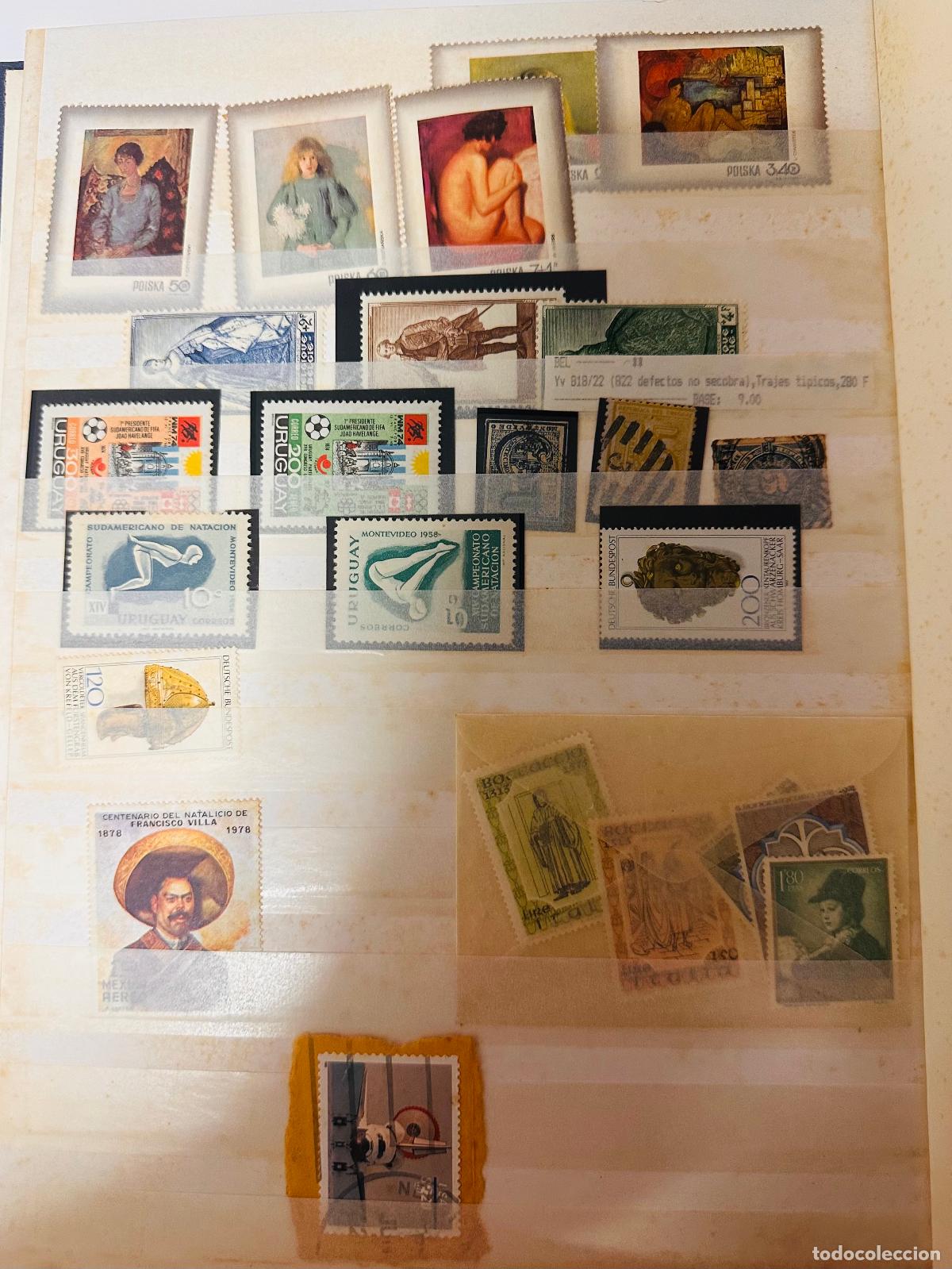 Sellos: CMI) 1958-1978. VARIOUS COUNTRIES. OIL PAINTINGS FROM POLAND, BLUE STAMP FROM GERMANY, SWIMMING ATHL