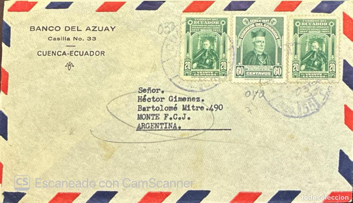 Sellos: CMI) 1944-1947. ECUADOR. UNIFORM GREEN COMPENDIUM FEATURING CENTRAL PORTRAITS OF MONSIGNOR FEDERICO