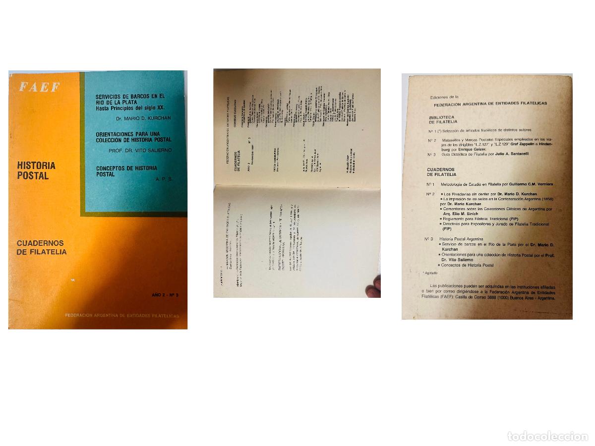 Sellos: CMI) 1984. ARGENTINA. LITERARY INDEX AND BOOK COVER TITLED &rdquo;HISTORIA POSTAL - CUADERNOS DE FILATELIA