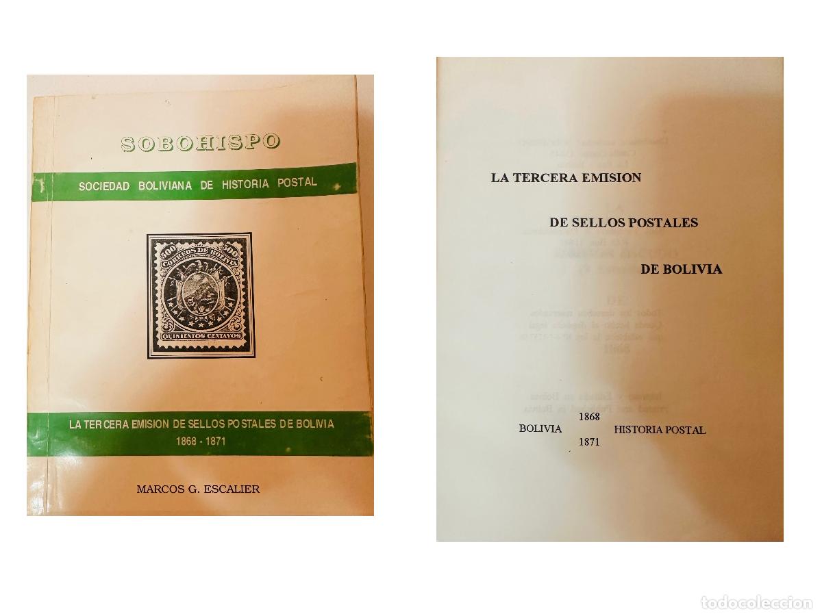 Sellos: CMI) 1868-1871. BOLIVIA. LITERARY BOOK COVER FEATURING AN INDEPENDENT STAMP TITLED &rdquo;LA TERCERA EMISI
