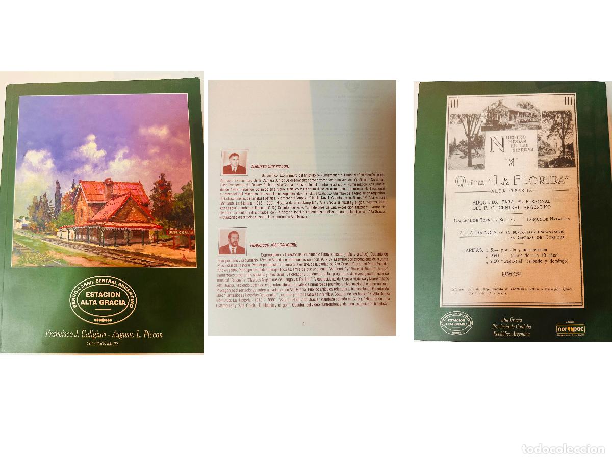 Sellos: CMI) 1980-1999. ARGENTINA. BOOK TITLE AND LOCAL HISTORY INDEX TITLED &rdquo;FERRO CARRIL CENTRAL ARGENTINO