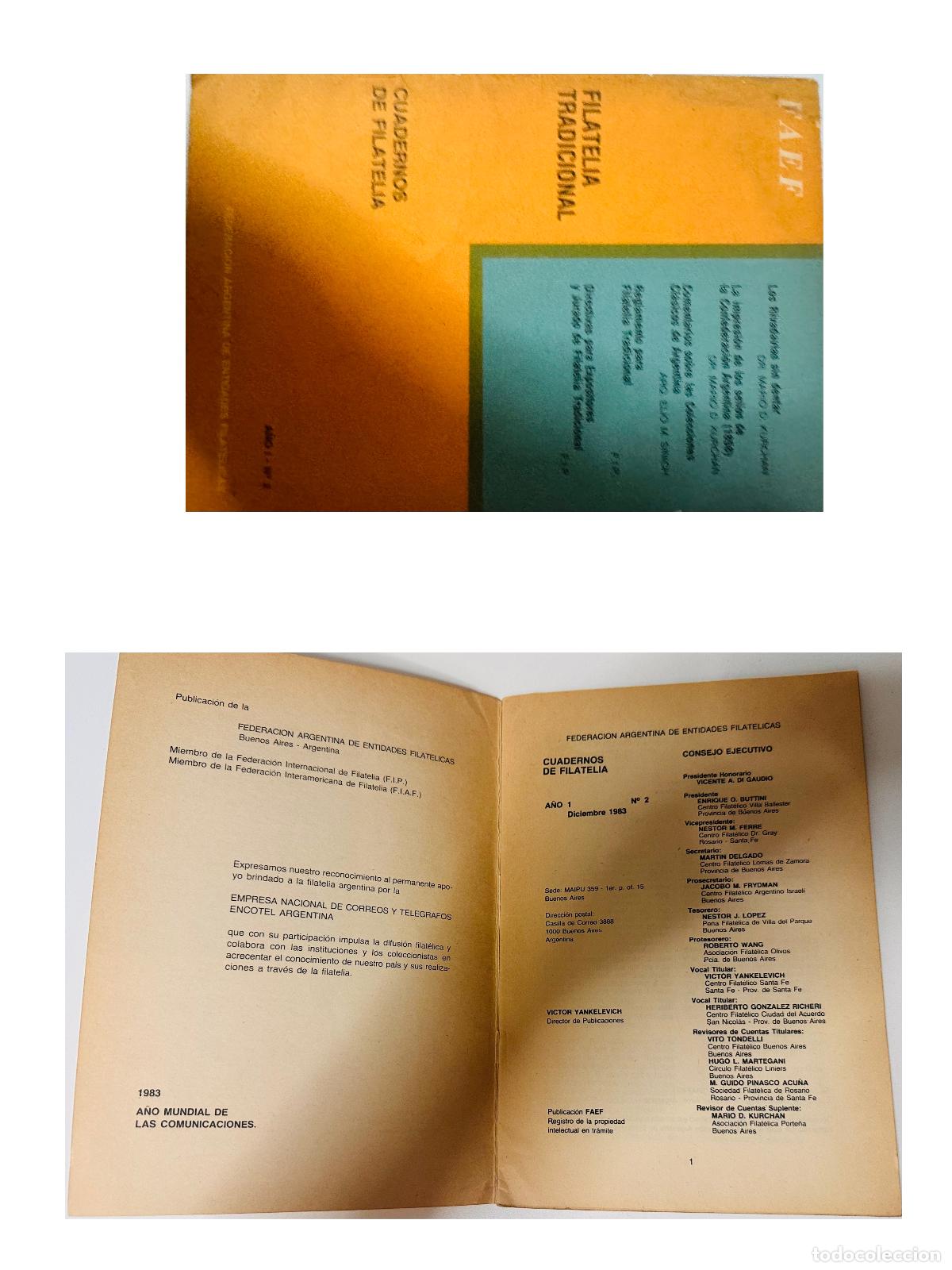 Sellos: CMI) 1983. ARGENTINA. FAEF COMMEMORATIVE GEOMETRIC COVER TITLED &rdquo;FILATELIA TRADICIONAL&rdquo;. BOOK. XF