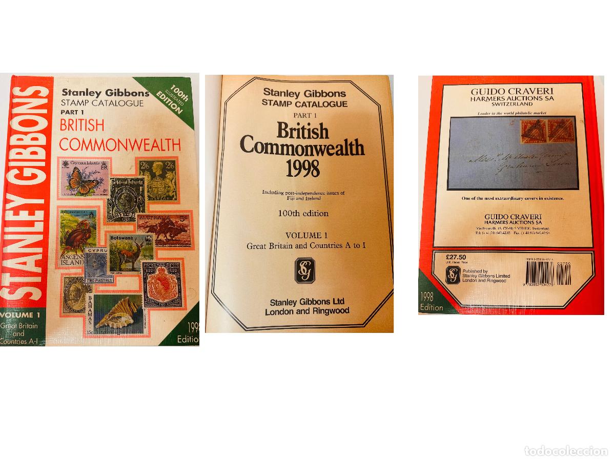 Sellos: CMI) 1998. UNITED KINGDOM. BOOK COVER FEATURING MULTICOLORED STAMPS COMPENDIUM OF &rdquo;STANLEY GIBBONS S