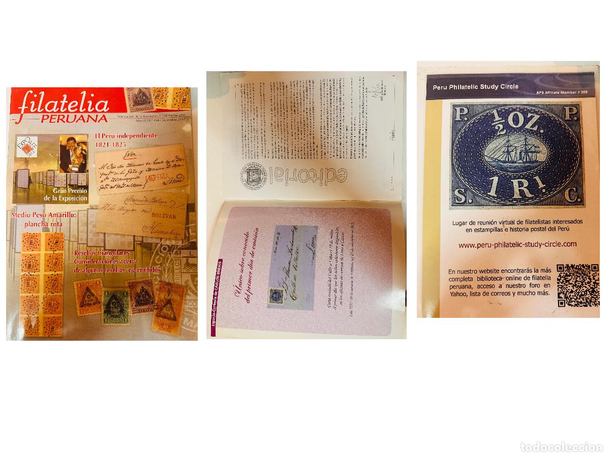 Sellos: CMI) 1821-1825. PERU. MULTICOLORED COVER FEATURING HISTORICAL STAMPS COMPENDIUM OF &rdquo;FILATELIA PERUAN