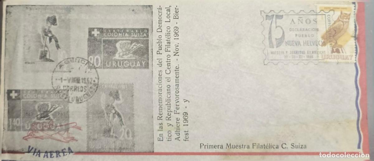 Briefmarken: CMI) 1969. URUGUAY. COMPOSITION FEATURING 75 A&Ntilde;OS DECLARACI&Oacute;N PUEBLO NUEVA HELVECIA MARK FEATURING A