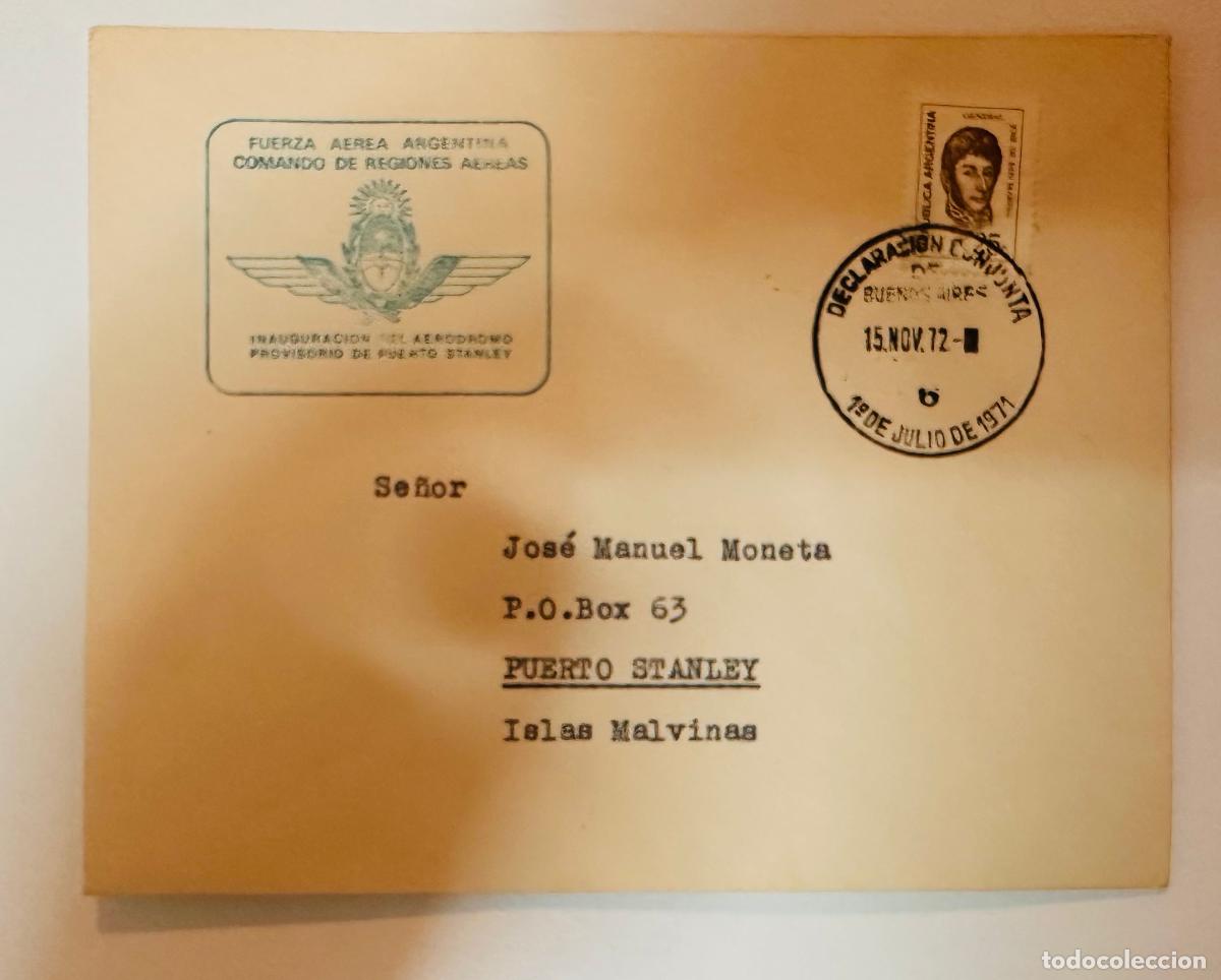 Stamps: CMI) 1972. UNITED STATES. HERO PROFILE PORTRAIT AND BUENOS AIRES DECLARACI&Oacute;N CONJUNTA MARK. ARGENTIN