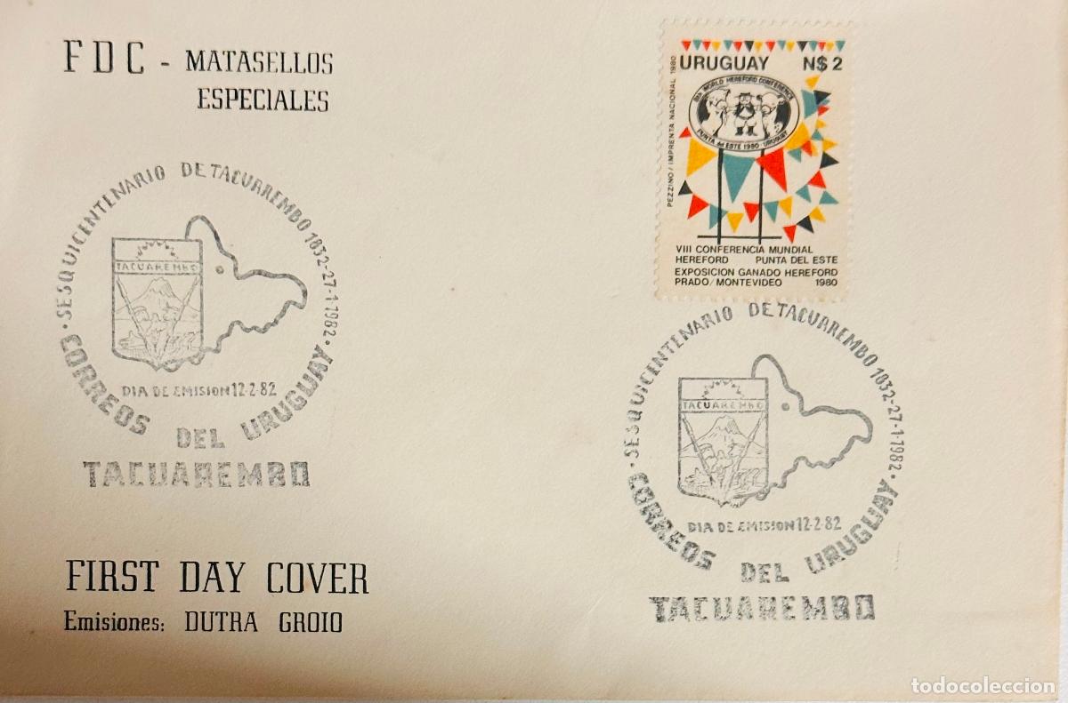 Stamps: CMI) 1982. URUGUAY. COLORED BUNTING LOGO FROM VIII VIII CONFERENCIA MUNDIAL HEREFORD PUNTA DEL ESTE