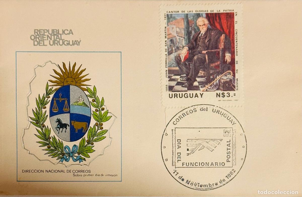 Stamps: CMI) 1982. URUGUAY. CENTRAL PICTORIAL WORK OF JUAN ZORRILLA DE SAN MARTIN WITH CANTOR DE LAS GLORIAS