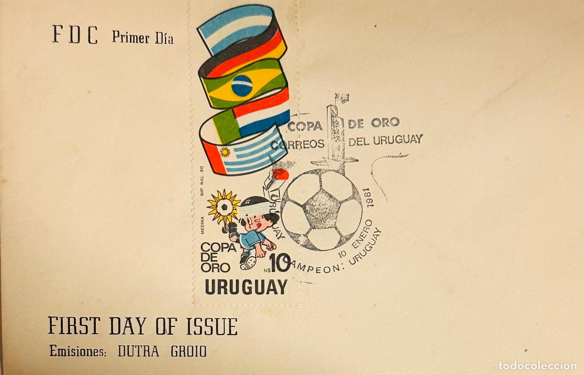 Francobolli: CMI) 1981. URUGUAY. SOCCER BALL RECREATION AND CHILDREN'S CARTOON FROM COPA DE ORO URUGUAY CAMPE&Oacute;N C