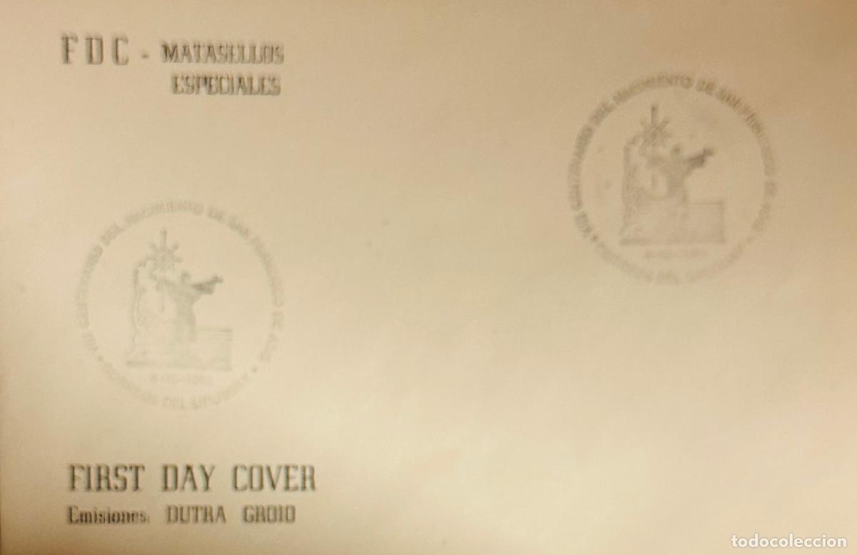 Sellos: CMI) 1982. URUGUAY. TWO SAN FRANCISCO DE AS&Iacute;S BIRTH JUBILEE COMMEMORATIVE CIRCULAR CANCELLATIONS OVE