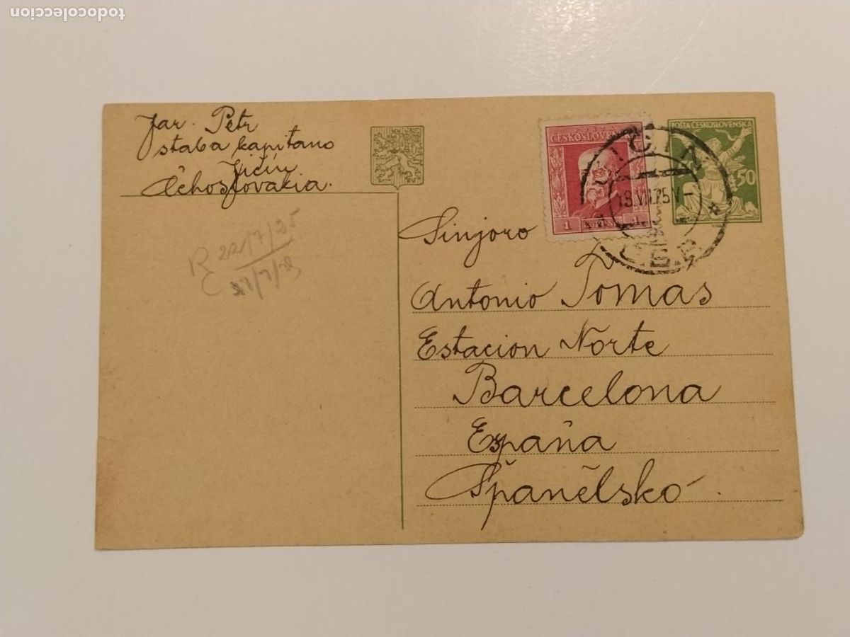 Sellos: ENTERO POSTAL CIRCULADO -VER FOTOS- (116.528)