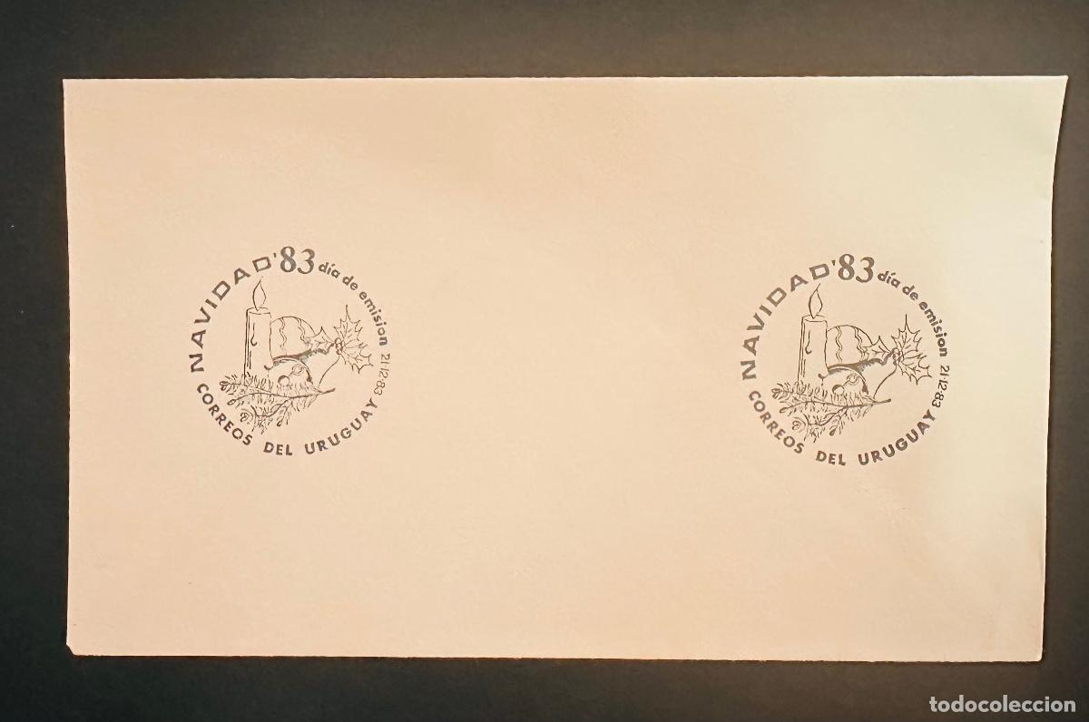 Selos: CMI) 1983. URUGUAY. TWO NAVIDAD '83 CORREOS DEL URUGUAY COMMEMORATIVE CIRCULAR CANCELLATIONS OVER BL