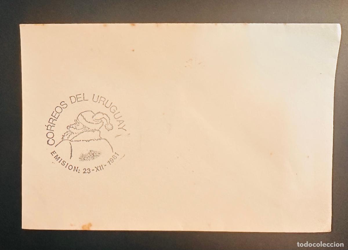 Selos: CMI) 1981. URUGUAY. COMMEMORATIVE CIRCULAR CANCELLATION FEATURING SANTA CLAUS ILLUSTRATION CORREOS D