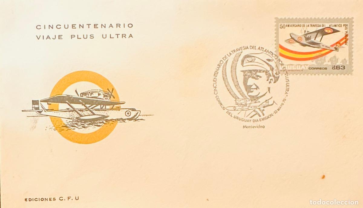 Timbres: CMI) 1976. URUGUAY. HISTORICAL AIRPLANE MODEL IN FULL FLIGHT ON STAMP FROM CINCUENTENARIO VIAJE PLUS