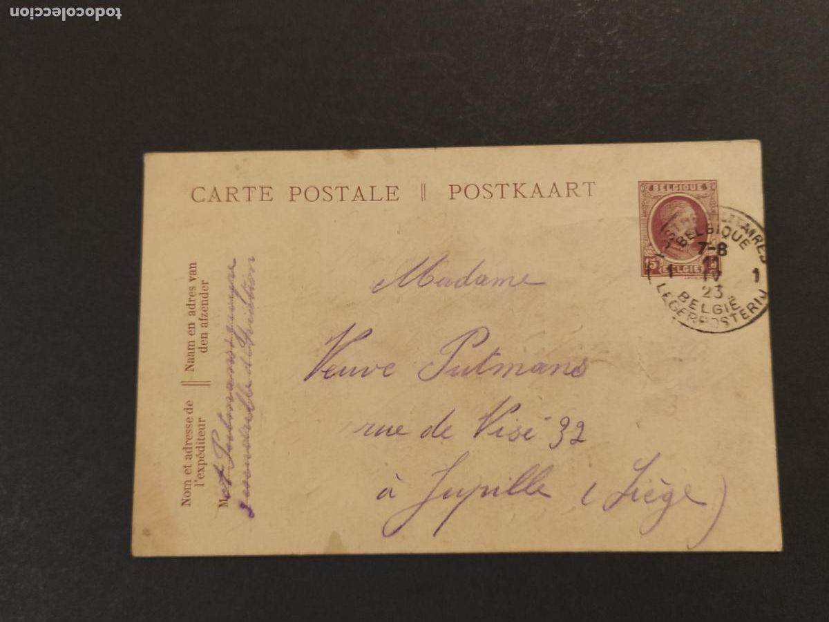 Sellos: BELGICA - ENTERO POSTAL -VER FOTOS- (116.629)