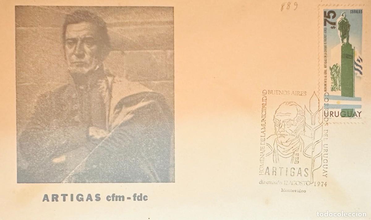 Timbres: CMI) 1974. URUGUAY. STAMP FEATURING STATUE MODEL OF MONUMENTO AL GRAL. ARTIGAS EN LA CIUDAD DE BUENO