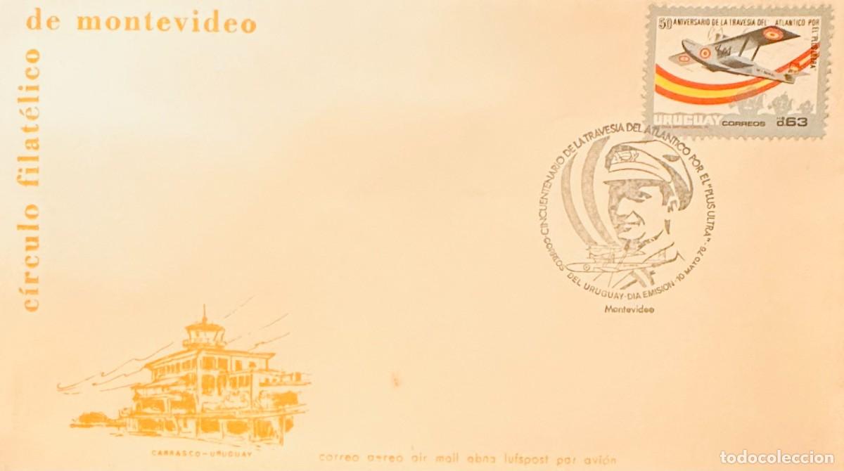 Timbres: CMI) 1976. URUGUAY. HISTORICAL AIRPLANE MODEL IN FULL FLIGHT ON STAMP FROM CINCUENTENARIO VIAJE PLUS