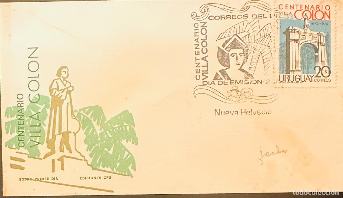 Sellos: CMI) 1972. URUGUAY. STAMP FEATURING ARCHITECTURAL FACHADE OF AN ARCH FROM CENTENARIO VILLA COL&Oacute;N ISS