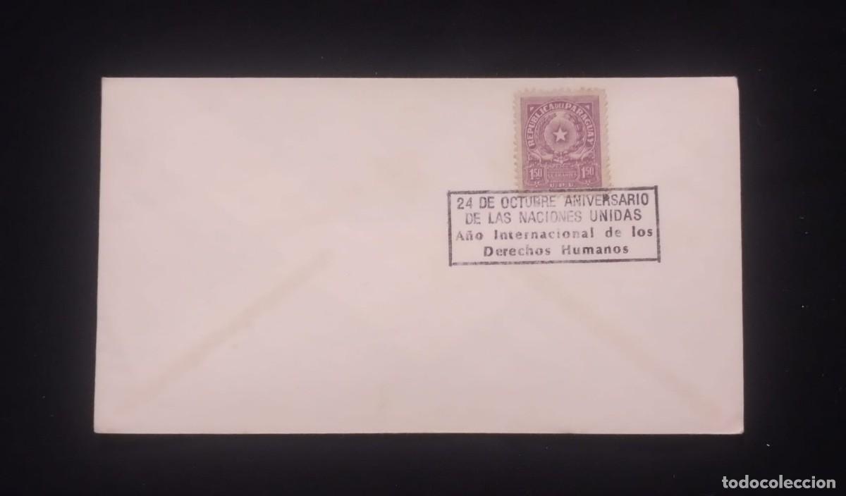 Sellos: TS) 1968 PARAGUAY,WITH THE OCTOBER 24TH UNITED NATIONS ANNIVERSARY AND THE INTERNATIONAL YEAR OF HUM
