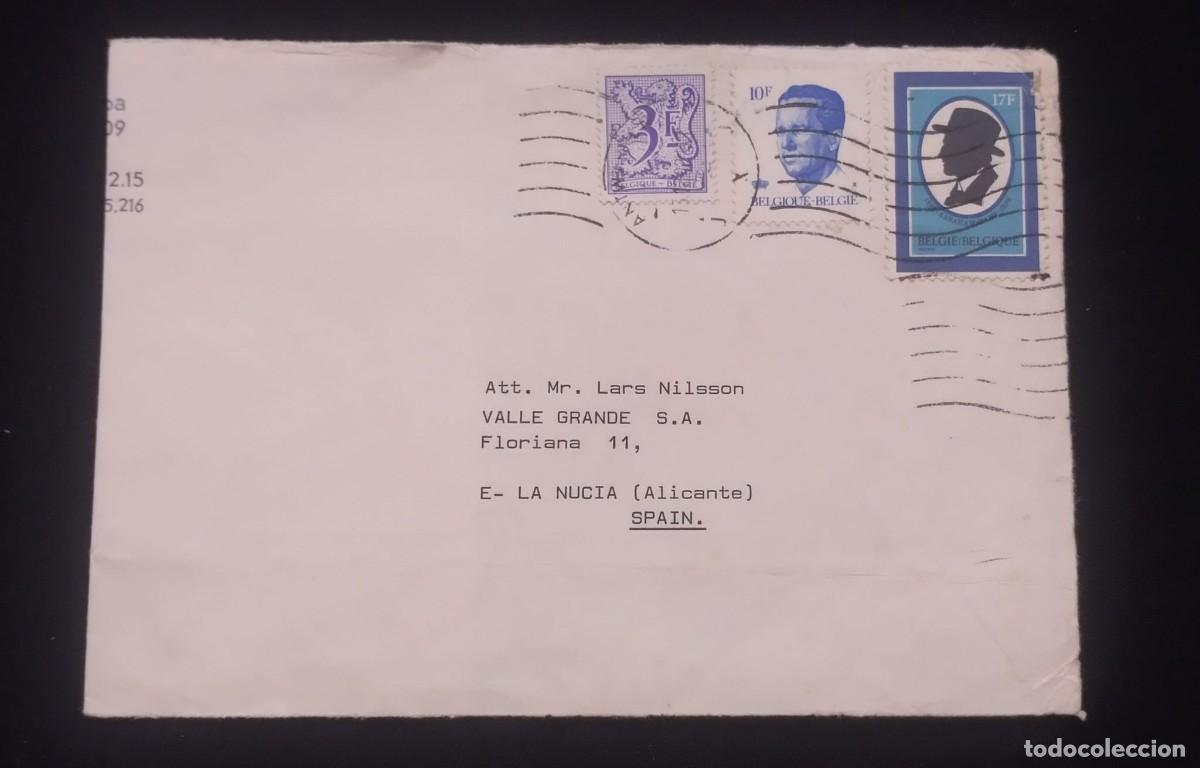 Sellos: TS) CIRCA 1980 BELGIUM, CANCELLATION STAMP,WITH THE HERALDIC LION, KING BAUDOUIN AND THE CENTENARY O