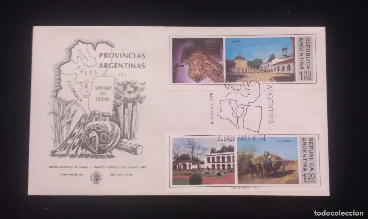 Sellos: TS) 1975 ARGENTINA, FDC,WITH THE TOURISM PULPIT AND INDEPENDENCE MONUMENT IN HUMAHUACA IN JUJUY AND