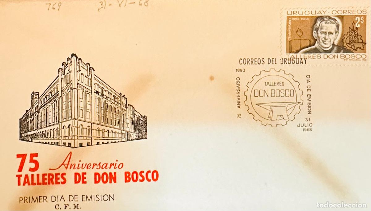 Francobolli: CMI) 1968. URUGUAY. STAMP FEATURING HISTORICAL SAINT DON BOSCO PORTRAIT FROM TALLERES DON BOSCO ISSU