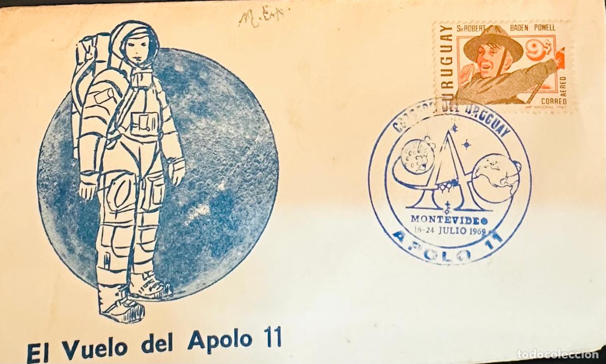 Sellos: CMI) 1969. URUGUAY. AIRMAIL STAMP FEATURING SIR ROBERT BADEN-POWELL PORTRAIT. ACCOMPANIED ON THE COV